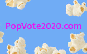 popvote2020.com logo type